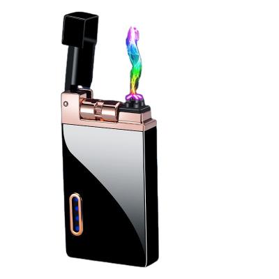 China DB-2203 Gas Metal Double Arc USB Lighter Electronic Charged Plasma Lighter for sale