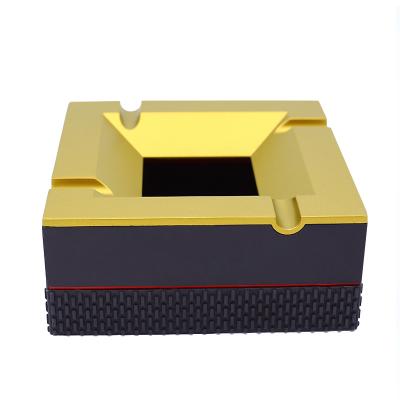 China Custom Debang zinc alloy metal car cigar stand ashtray from china manufacturer for sale