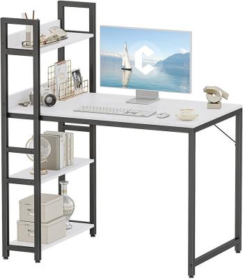 China Other Computer Desk 40 Inch With Storage Shelves Study Writing Table For Home Office for sale