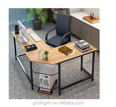 China PC Office Morden Wooden Computer Desk Workstation Table Corner Desk Writing Table L Shaped Desk (DX-391) for sale