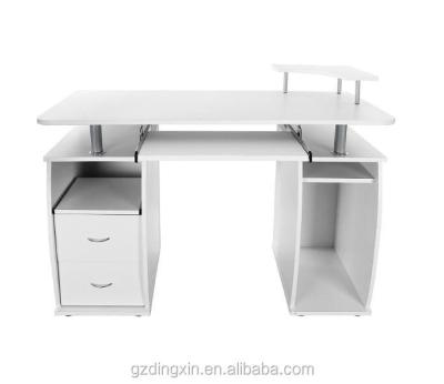 China Modern PC Office Computer Desk With Shelves And Drawers Modern Executive Office Furniture High End Desk Parts (DX-8514B) for sale