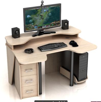 China PC Office Fashion Computer Game Desk Physical Channels Wooden Table Specific Use Living Room And Office DX-BCD04 for sale