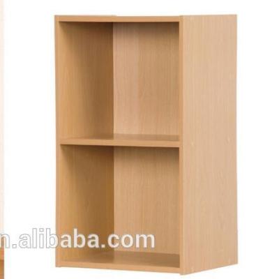 China KD Wooden Display Rack Decoration Amazon Two Tier Bookcase Storage Shelf for sale