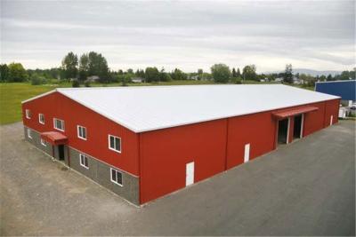 China metal structure buildings prefabricated steel barn for sale