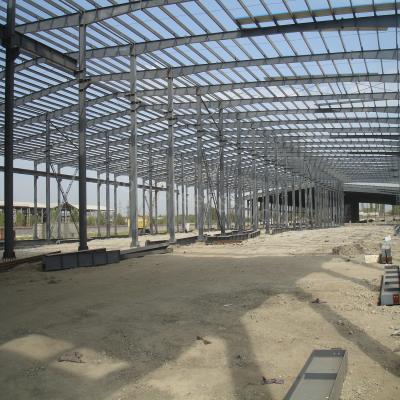 China New Design Prefabricated Large Span Light Steel Structure Warehouse for sale