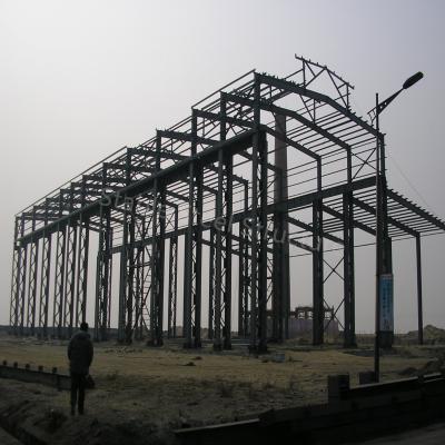 China Large Span Steel Frame Buildings with Strong Corrosion Resistance for sale