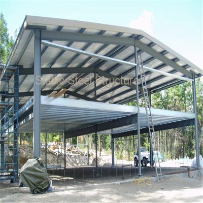 China Modular Two Storey Steel Structure Office Building with Short Construction Time for sale