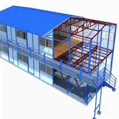 China Modern K Type Prefab House For Refugee Hut City Slum Ghetto Lower Town for sale