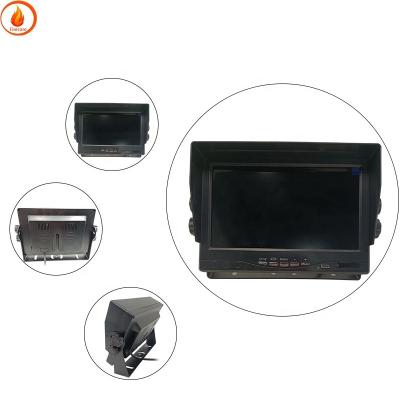 China RGB HD 7-inch display for vehicle wide voltage 12-24v reversing image 7-inch display for bus truck harvester on-board display for sale