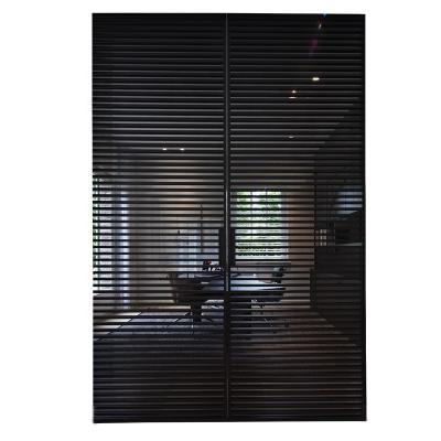 China Decoration Luxurious Decorative Aluinum Blinds Sliding Door French Style Entrance Door Commercial Area for sale