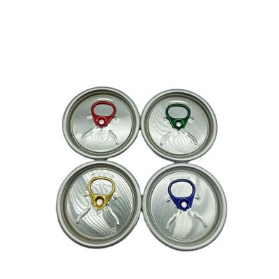 China Beverage Aluminum Can Lids Color Easy Open End For Aluminum Cans for sale