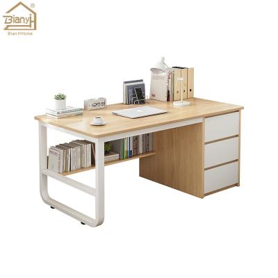 China Wholesale Adjustable Table Desk Computer Desk Storage Kids Bedroom Wooden Desk (Height) With 3 Drawer for sale