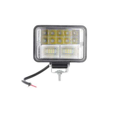 China 6063 Aluminum Profile Isincer Other Car Accessories OEM Odm 27W 4 Inch Light Vehicle Led Work Light Flood Beam Off Road Truck Led Driving Car Lights for sale