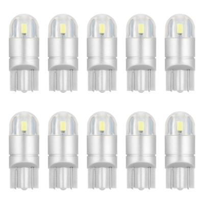 China 10 Pieces Super Bright Car LED Bulb T10 Led Car Light 2 Smd Led For Car Interior Light 12V Universal for sale