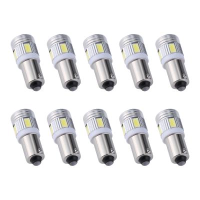 China 10 Pieces Super Bright BA9S 6smd Led Bulb License Plate Light Indicator Lights LB010 for sale