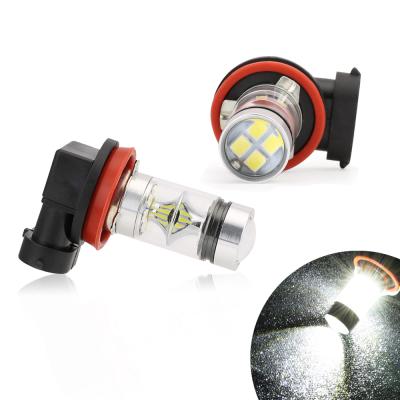 China Fog driving light white 60W/daytime running light/DRL 2x H11 20smd 6000K high power LED fog light driving bulb drl car headlight h11 led for sale