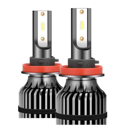 China Aluminum alloy cheap led headlight kits 6000k H4 led car bulb 9005 H13 5202 H7 CSP 1860 led headlights for sale