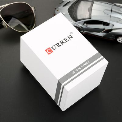 China CURREN Luxury Wholesale Watches Gray Box White Black Box And Package Good Quality Watch Box for sale