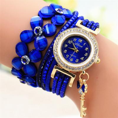 China 2019 Crystal Belle Watch Lady Wristwatches OEM Quartz Water Resistant Nice Price Cheap Fashion Leather Luxury Sport Watches for sale