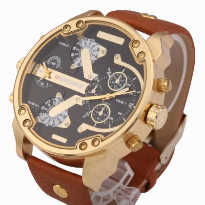 China 2018 Luxury Men's Fashion Gold Stainless Steel Men's Watch Leather Clock Man Wrist Watch Cheap Sport Wrist Watch Strap Men's Watch for sale