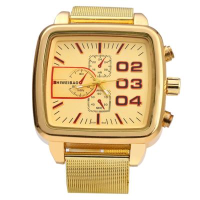 China 2018 cheap gold price men's wristwatch stainless steel bracelet men's fashion OEM stainless steel watch luxury clock man watch for sale