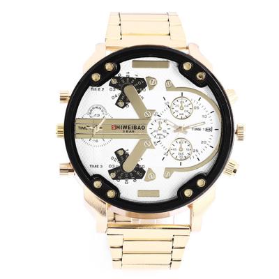 China OEM Fashion Luxury Waterproof Gold Watch 2020 For Men Custom Made Stainless Steel Strap Mens Wrist Clock Mens Watch for sale