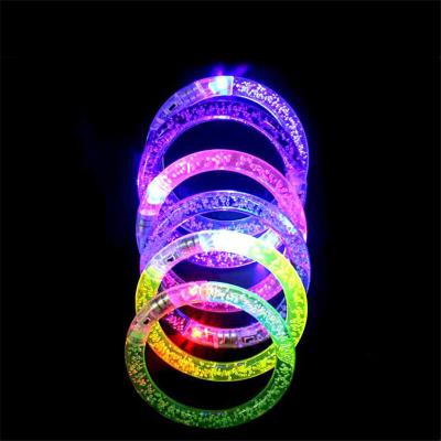 China Party Toy LED Night Light Bracelet Children's Toys LED Acrylic Luminous Bracelet For Party for sale