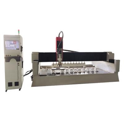 China Woodworking 4 Axis ATC Furniture Cheap Marble Router 1325 Wood Engraving Stone Granite Quartz Sandstone China Price Best and Advertising Carving Machine for sale