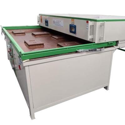 China Automatic Furniture Press Frame PVC Sheet Vacuum Membrane Heat Press Machine for sale