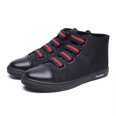 China Durable Online Shopping All Black Canvas Sport Shoes Mens Sneakers for sale