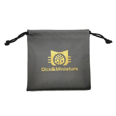 China Custom Cotton Satin Game Pouch Dice Bag For Any Size Color And Customized Logo for sale