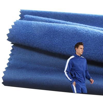 China High softness factory direct sales anti-static polyester knit brushed knit fabric sports cloth sportswear pocket fabric for sale