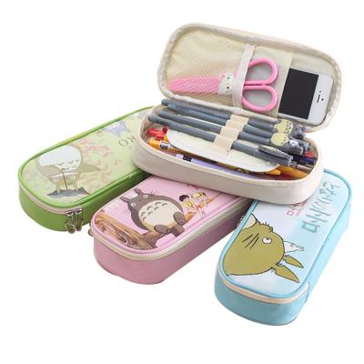 China With cute zipper cartoon printing pencil case cases pen bags for sale for sale