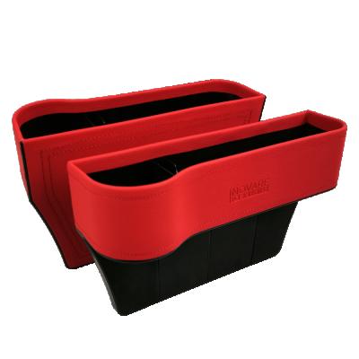 China Car Console Organizer Box Seat Side Isofrequency Retransmitter Washable Red Leather Box For Amazon Sale for sale