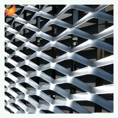 China Metal Mesh Rhombus Metal Plate Expanded Metal Double Sides Hexagon Wire Mesh Expanded Hole Metal Plate Expanded Mesh With Various Color for sale