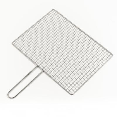 China Easily Cleaned High Quality BBQ Non-stick Mesh Fish Flesh Grill Basket BBQ Accessories For Outdoor Camping for sale