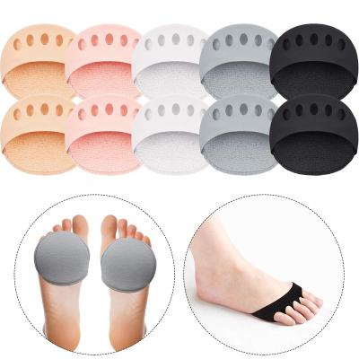 China Soft Honeycomb Five Toes Cloth Metatarsal Cushions Ball Of Foot Forefoot Cushion Pads For Women for sale