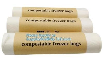 中国 100%生物分解性Plaの大箱袋/compostableごみ袋ロールスロイスは/袋、compostableおよびboidegradable Ziplock plaをcornstarched 販売のため