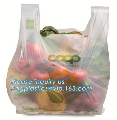 China Bolsos grabados en relieve de Liner Compostable Garbage del carrito de los residuos orgánicos, las bolsas de plástico biodegradables de la categoría alimenticia del estiércol vegetal en venta