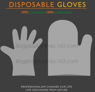 Chine Gants jetables en gros, gants en plastique, gants biodégradables, gants compostables, bio gants, gants de fécule de maïs à vendre