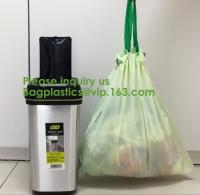 China Bolso de basura biodegradable abonable de encargo de la maicena el 100%, verduras frescas plásticas abonablees del PLA que empaquetan el bolso PBAT en venta