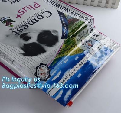 China o saco com fechamento do slider, saco com fechamento, saco do empacotamento de alimentos para animais de estimação/alimento do alimento para cães do empacotamento de alimento para cães de cães ensaca o fabricante à venda