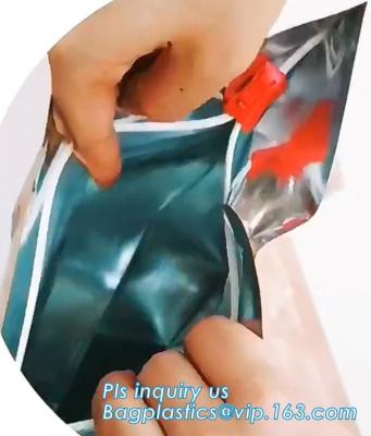 Chine Le papier d'aluminium stratifié anti par humidité Mylar, tirette en plastique de sachet en plastique de cigarette de preuve d'enfant de preuve d'enfant de tabac met en sac M à vendre