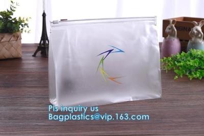 China Bolso profesional de la cremallera del pvc del bolso del resbalador del vinilo de la cremallera de la tela, ropa que empaqueta el bolso de la cremallera del resbalador del pvc, bolso de la cremallera del resbalador en venta