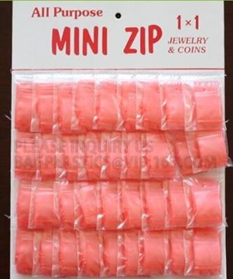 Cina La mini borsa di stoccaggio della serratura dello zip, chiusura lampo di plastica insacca/borse adorabili & sveglie della chiusura lampo di /snack delle borse della caramella, plastica dell'imballaggio flessibile in vendita