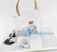 Chine Façonnez aux sacs à main transparents le sac d'épaule clair de PVC le sac d'emballage de grande capacité pour des femmes, PVC d'épaule le PVC clair qu'en plastique soit à vendre
