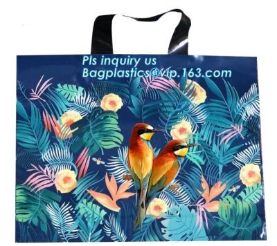 China pvc shopping bags, full print coverage bags, printed shopper, shopper carrier bags, carrier bags, clothe bags, garment b for sale