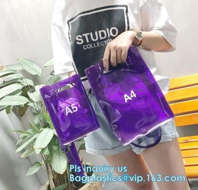 China waterproof stadium Bags handbags, Clear gift packing PVC handbag, Envelope Clutch PVC Vinyl Plastic Purse Bag, tote hand for sale