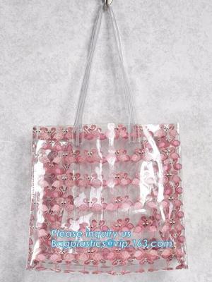 China Diseñador Jelly Handbag Fashion de los bolsos del monedero de la playa del verano que hace punto en venta