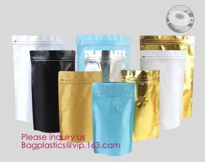 中国 オンライン プロダクト135*265*75MMは弁のbagplasticsのbageasのジッパーの袋のアルミ ホイルの正方形の底コーヒー バッグを立てます 販売のため